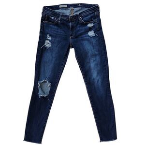 AG -29 Adriano Goldschmied | The Stilt Cigarette Leg Distressed Skinny Jean 29 R